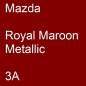 Preview: Mazda, Royal Maroon Metallic, 3A.